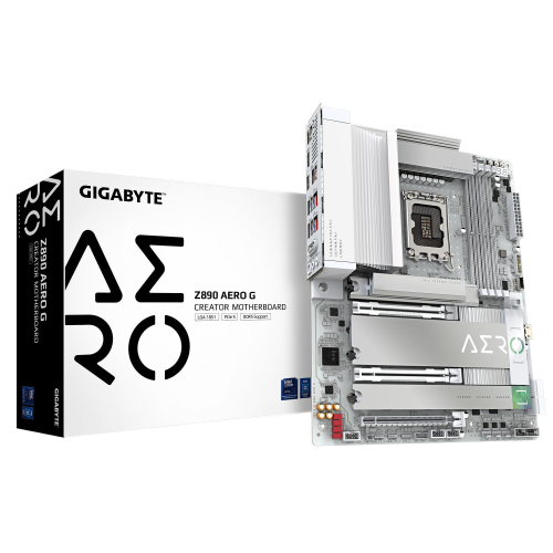 GIGABYTE Z890 AERO G SCHEDA MADRE - SUPPORTA CPU INTEL CORE ULTGIGABYTE Z890 AORUS ELITE X ICE SCHEDA MADRE - SUPPORTA CPU INTEL CORE ULTRA (SERIE 2), VRM A 16+1+2 FASI, FINO A 9500MHZ DDR5 (OC), 1XPCIE 5.0 + 4XPCIE 4.0, WI-FI 7, LAN 2.5GBE, THUNDERBOLT 4